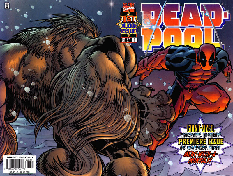 He’s fighting Sasquatch here, because it’s only the best guest stars for our boy Wade
